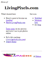 Mobile Screenshot of blog.livingpixels.com