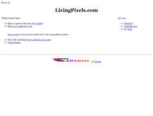 Tablet Screenshot of blog.livingpixels.com